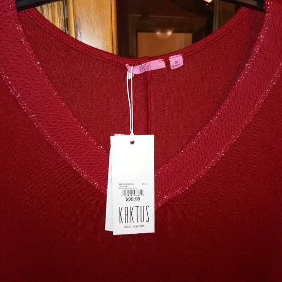 Nwt Red Sweater - Picture 2 of 3